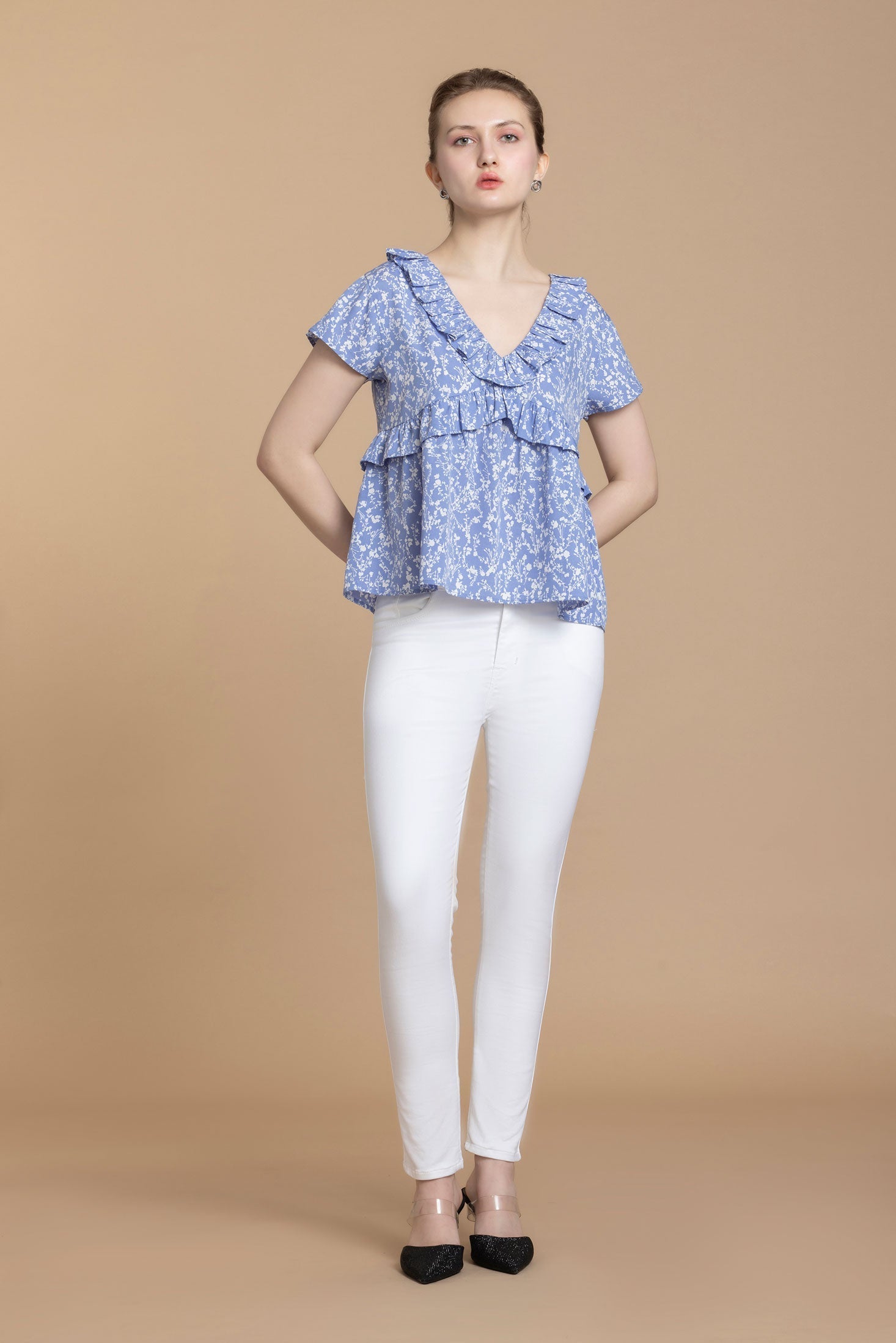 Bohera Ellianna Ruffled Top