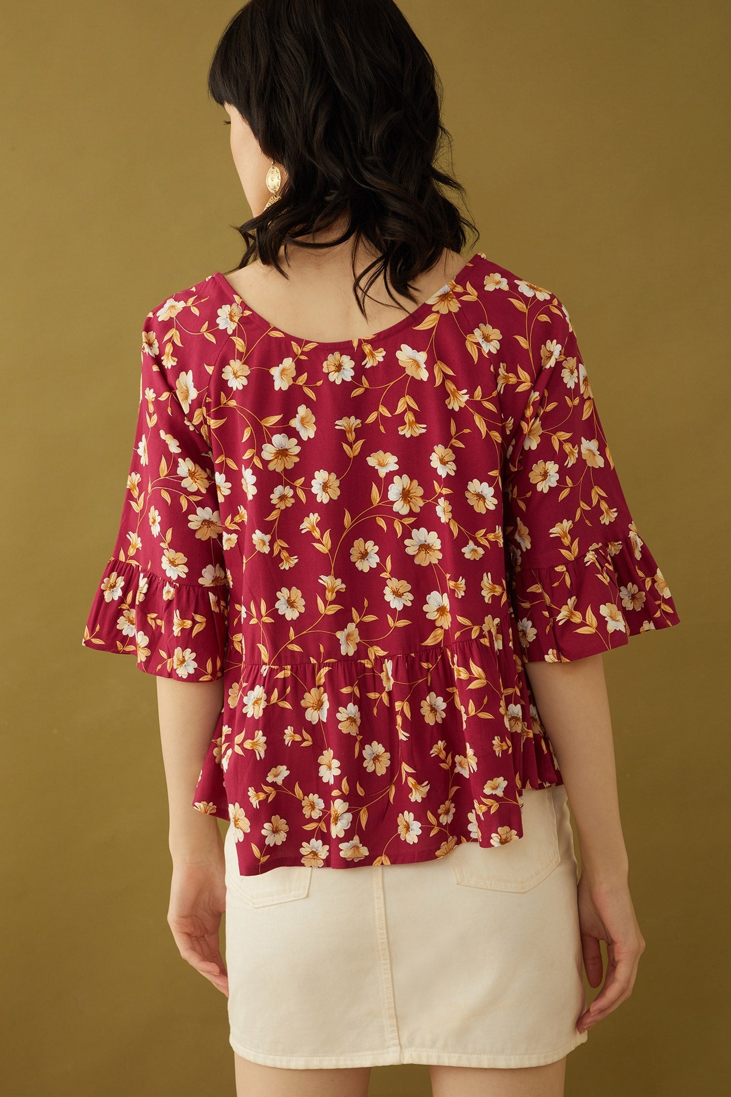 Bethany Floral Top