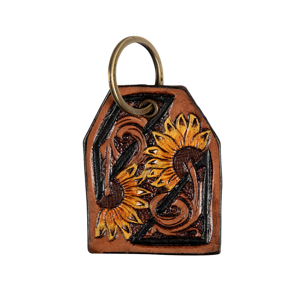 Prairie Sunflowers Rising Key Fob