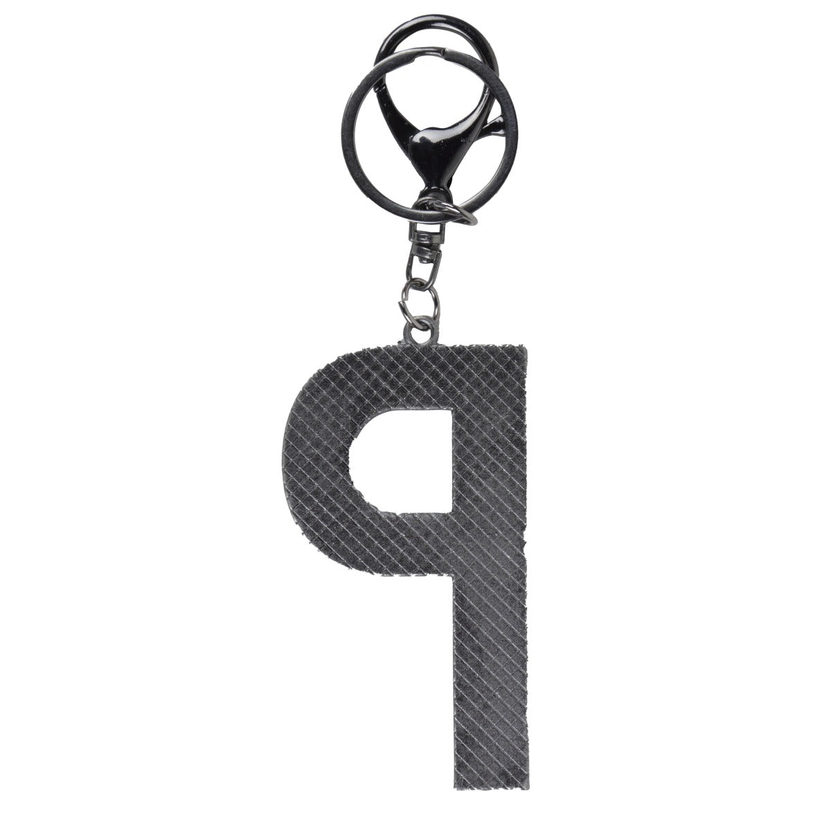 P Turquoise Stone Keychain